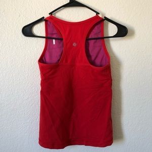 Red Lululemon Tank Top
